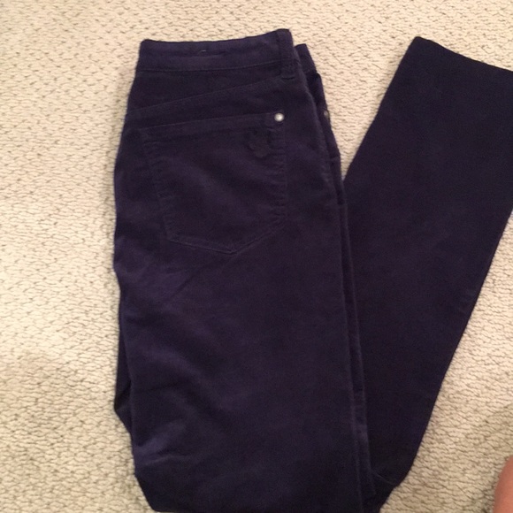 Jessica Simpson Navy Blue Corduroy Pants Size 30 - Picture 3 of 11